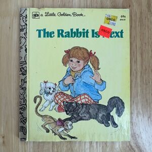 The Rabbit Is‎ Next Little Golden Book 1980 Vintage Childrens Story Book